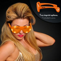 5 Day Imprintable Orange Light Up Slotted Sunglasses